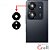 LENTE CAMERA TRASEIRA REDMI 13C / POCO C65 (2 LENTES) - Imagem 1