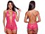 BODY SEXY EM RENDA FRENTE ÚNICA REGULÁVEL COM LACINHO AFRODITE - Imagem 1