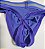 CUECA FIO COM ABERTURA AZUL FRANTZ DESIGN - Imagem 3