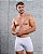 CUECA BOXER BRANCA EM MICROFIBRA SEM COSTURA SEAMLESS DG - Imagem 3