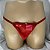 CUECA FIO TULE VERMELHO FRANTZ - Imagem 1