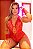 BODY LUXO JENIFER SEM BOJO EM RENDA COM RECORTES ACENTUADOS - Imagem 1