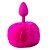 PLUG ANAL PEQUENO EM SILICONE COM RABO COELHO POMPOM - Imagem 8