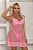 CAMISOLA EM TULE POÁ SEM BOJO CHERRY ROSA PANTERA - Imagem 1