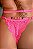 CONJUNTO PERSONALIZAVEL DAYANE EM TULE FLORAL ROSA NEON - Imagem 3