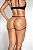 CONJUNTO EM RENDA E TULE E CALCINHA COM CORRENTES Y7150 - Imagem 9