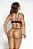 CONJUNTO EM RENDA E TULE E CALCINHA COM CORRENTES Y7150 - Imagem 7