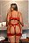 CONJUNTO LUXO CROPPED COM CINTA LIGA COM PERSEX EM ARRASTÃO E TULE DELUXE - Imagem 16