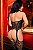 BODYSTOCKING MACACÃO SENSUAL RENDADO COM LIGA E DETALHEM COM LAÇO - Imagem 4