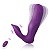 VIBRADOR PULSADOR COM ESTIMULADOR DE CLITORIS RECARREGAVEL - Imagem 1