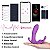 VIBRADOR COM ESTIMULADOR DE CLITORIS COM APP E POR SOM - Imagem 5