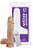 PÊNIS COM ESCROTO VENTOSA E VIBRO 18X4,4CM SEXY FANTASY - Imagem 1