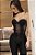 BODY LUXO TOMARA QUE CAIA COM DETALHE DE CORRENTE DOURADA NA ALÇA PRETO - Imagem 8