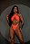 BODY LUXO MALDIVAS LARANJA NEON - Imagem 1