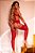 CONJUNTO LUXO + CINTA LIGA ESTILO CORPETE + LUVAS VERMELHO - Imagem 3