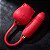 VIBRADOR 2 EM 1 ROSA VERMELHA COM BULLET VAI E VEM E SUCÇÃO SOPHIE - Imagem 5