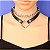 COLEIRA CHOCKER COM CORAÇÃO E CORRENTE - Imagem 1