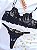 CONJUNTO PERSONALIZAVEL FIO BORBOLETA EM TULE COM PETALA PRETO - Imagem 7
