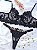 CONJUNTO PERSONALIZAVEL FIO BORBOLETA EM TULE COM PETALA PRETO - Imagem 5