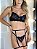 CONJUNTO PERSONALIZAVEL FIO BORBOLETA EM TULE COM PETALA PRETO - Imagem 4