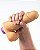 PÊNIS COM ESCROTO VIBRADOR INTERNO 18 X 4,4CM SEXY FANTASY - Imagem 2