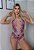 BODY COM RENDA BICOLOR VINHO COM BRANCO - Imagem 1