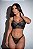 CONJUNTO CROPPED EM TULE E RENDA PRETO - Imagem 1