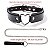 COLEIRA CHOKER DE CORAÇÃO COM GUIA DE CORRENTE - Imagem 4