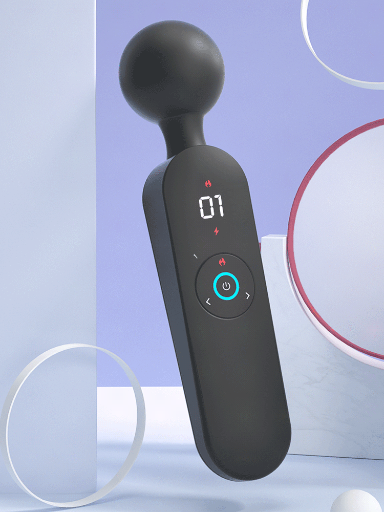 MASSAGEADOR VIBRADOR VARINHA MÁGICA COM AQUECIMENTO E RECARREGAVEL ARES II - Imagem 3