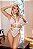 BODY LUXO EM RENDA COM STRAPPY BRANCO - Imagem 1