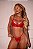CONJUNTO LUXO PAIXÃO SECRETA VERMELHO - Imagem 1