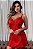 CAMISOLA LUXO EM CETIM COM DETALHES EM RENDA VERMELHO - Imagem 7