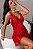 CAMISOLA LUXO EM CETIM COM DETALHES EM RENDA VERMELHO - Imagem 2