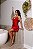 CAMISOLA LUXO EM CETIM COM DETALHES EM RENDA VERMELHO - Imagem 5