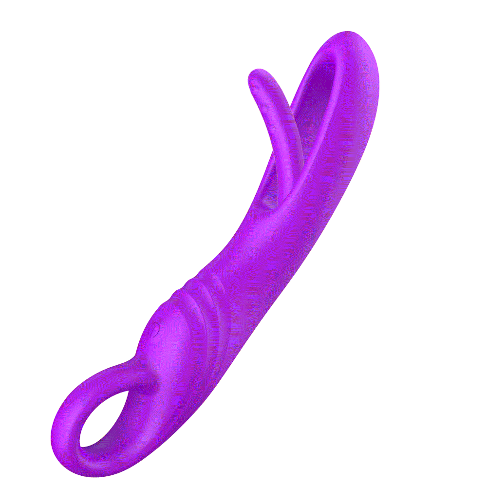 VIBRADOR DE PONTO G COM DEDILHAR SLAP MANNA SI - Imagem 1