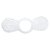 ANEL PENIANO ESTIMULADOR DUPLO SILICONE TRANPARENTE HOT FLOWERS - Imagem 3