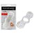 ANEL PENIANO ESTIMULADOR DUPLO SILICONE TRANPARENTE HOT FLOWERS - Imagem 1