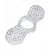 ANEL PENIANO ESTIMULADOR DUPLO SILICONE TRANPARENTE HOT FLOWERS - Imagem 2