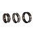 KIT COM 3 ANEIS PENIANOS COCK RINGS BLACK LOVE NEST - Imagem 2