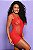 VESTIDO ARRASTÃO COM STRASS VERMELHO Y2125 - Imagem 5