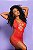 VESTIDO ARRASTÃO COM STRASS VERMELHO Y2126 - Imagem 4