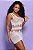 VESTIDO ARRASTÃO COM STRASS BRANCO Y2129 - Imagem 2