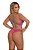 CONJUNTO LUIZA ROSA PINK COM AZUL TURQUESA - Imagem 3