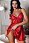CAMISOLA LUXO DE RENDA E CETIM COM CALCINHA SENSUAL VERMELHA - Imagem 3