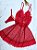 CAMISOLA EM TULE POA CORAÇÃO E RENDA + FIO PERSONALIZAVEL VERMELHO - Imagem 7
