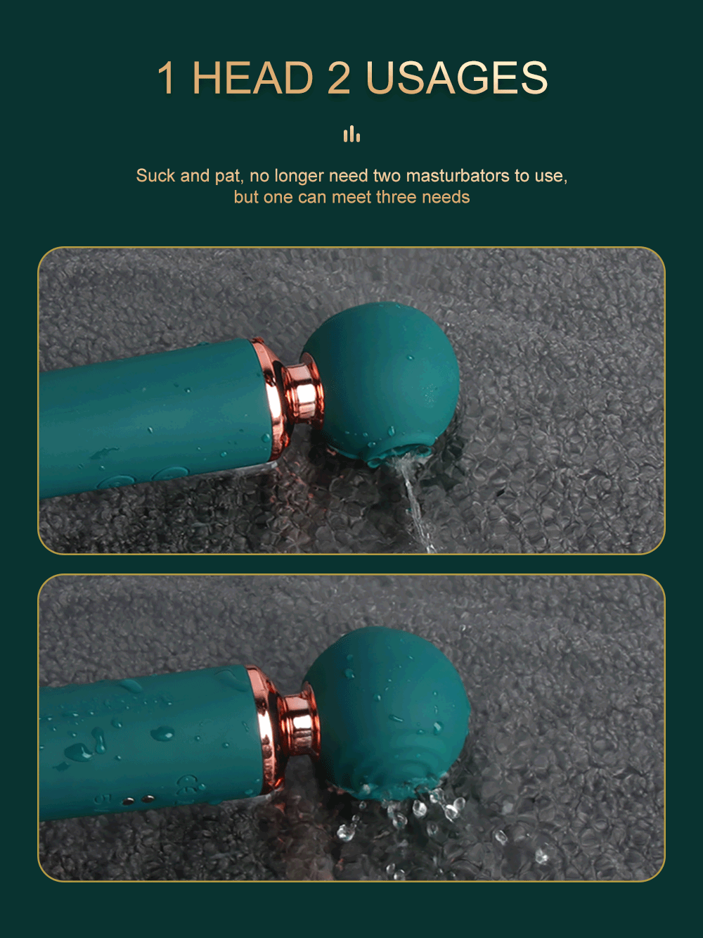 VIBRADOR VARINHA 3 EM 1 COM ESTIMULOS VAI E VEM, SUCÇÃO E PULSAÇÃO - Imagem 5