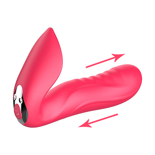 VIBRADOR PONTO G E CLITÓRIS COM CONTROLE VAI E VEM PULSADOR - Imagem 1