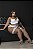 CONJUNTO LUXO CROPPED TRABALHADO EM RENDA FIO COM PERNEIRA E LIGA BRANCO PLUS SIZE - Imagem 5