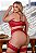 CONJUNTO LUXO RENDADO COM CINTA LIGA DELUXE PLUS SIZE - Imagem 3