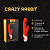 VIBRADRO DE PONTO G E CLITORIS CRAZY RABBIT LUXURY INTT - Imagem 1